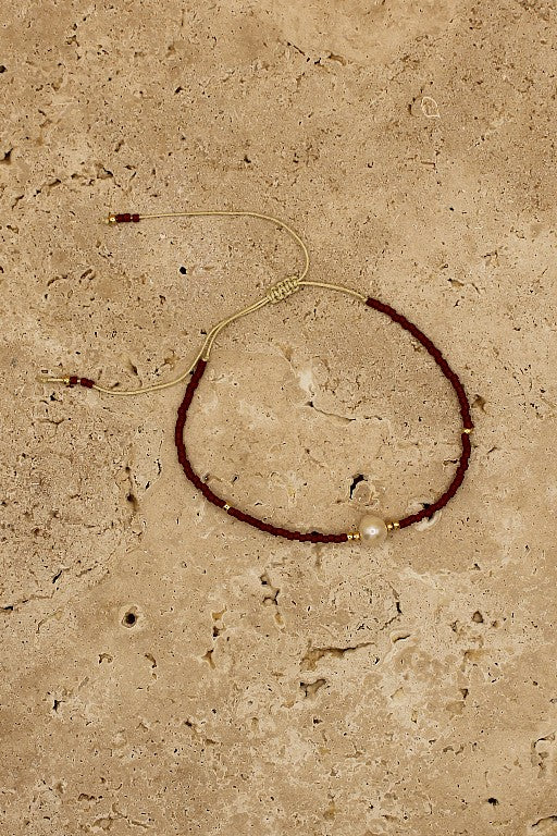 Misa Cord Bracelets - Rust